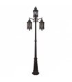 FAROLA EXTERIOR ORQUIDEA NEGRO/ORO 3XE27 (81x235)