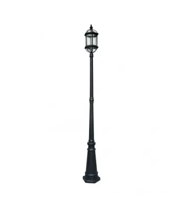 FAROLA EXTERIOR AMAPOLA NEGRO 1XE27 (212x26x26)