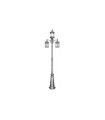 FAROLA EXTERIOR AMAPOLA PLATA 3XE27 (233x60x20)