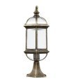 SOBREMURO EXTERIOR AMAPOLA NEGRO/ORO 1XE27 (50x20x20)