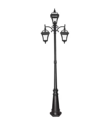 FAROLA EXTERIOR NOELI NEGRO 3XE27 (227x58x19)