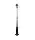 FAROLA EXTERIOR LISA NEGRO 1XE27 (216x24x24)