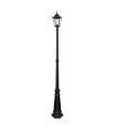 FAROLA EXTERIOR LISA NEGRO 1XE27 (216x24x24)
