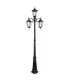 FAROLA EXTERIOR LISA NEGRO 3XE27 (230x61x20)