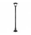 FAROLA EXTERIOR ZOIO NEGRO 1XE27 (113x17x17)