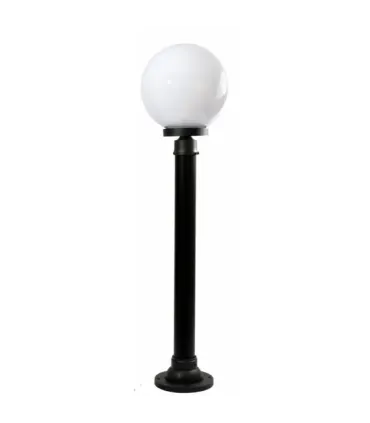 FAROLA EXTERIOR AMBIENTE NEGRO 1XE27 (98x25x25)