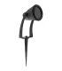 FOCO EXTERIOR CON PICA NETTUNO NEGRO 1XGU10 IP65 (47x10x13)