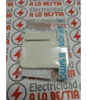 TECLA INDIVIDUAL PARA MECANISMO CON LUMINOSO SIMON 75 BLANCO MARFIL 75011-31