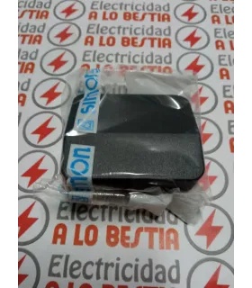 TAPA SALIDA CABLE SIMON 75 GRAFITO 75051-38