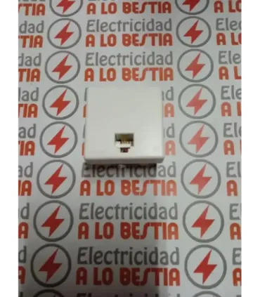 TOMA PARA TELEFONO 4 CONEXIONES SIMON 27 ANTIGUA BLANCO NIEVE 27480-35