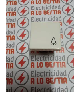 PULSADOR LUZ SIMON 27 ANTIGUA BLANCO MARFIL 27151-32