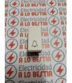 PULSADOR CAMPANA ESTRECHO SIMON 27 ANTIGUA BLANCO MARFIL 27150-31