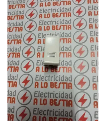 INTERRUPTOR UNIPOLAR CON INDICADOR LUMINOSO SIMON 27 ANTIGUA BLANCO MARFIL 27104-31