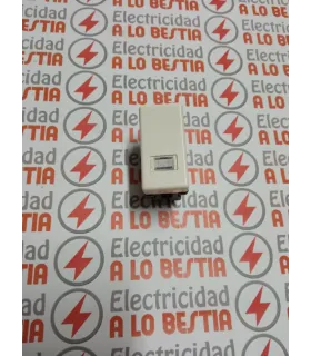 CONMUTADOR CON INDICADOR LUMINOSO ESTRECHO SIMON 27 ANTIGUA BLANCO MARFIL 27204-31