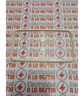 MARCO EMBELLECEDOR PLACAS 2/S 153x82 BLANCO SIMON 27697-31