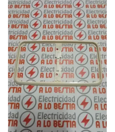 MARCO EMBELLECEDOR PLACAS 2/S 153x82 BLANCO SIMON 27697-31