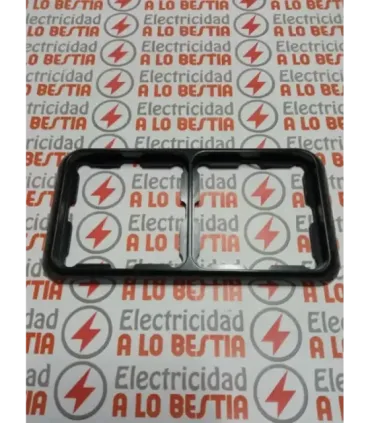 MARCO 2 ELEMENTOS SIMON 75 NEGRO 75620-32