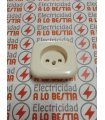 PLACA ENCHUFE NSS LX 7203 BLANCO MARFIL