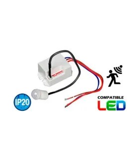 DETECTOR MOVIMIENTO EMPOTRAR TECHO MINI