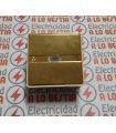 PULSADOR SIMBOLO TIMBRE CON INDICADOR LUMINOSO DE ORIENTACION NOCTURNA NIESSEN TRAZO ORO 8004.3