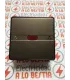 PULSADOR LUZ PILOTO DE CONTROL NIESSEN TRAZO BRONCE 8004.6
