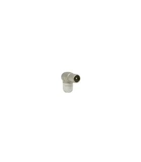 CONECTOR TV BLINDADO ACODADO MACHO