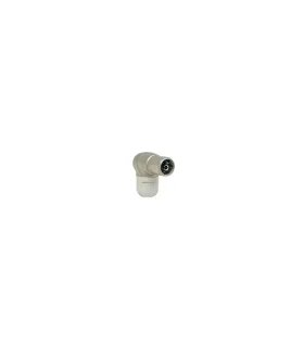 CONECTOR TV BLINDADO ACODADO HEMBRA