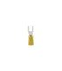 BOLSA 50 UND. TERMINAL HORQUILLA AMARILLO 4,3 MM