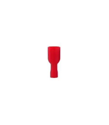 BOLSA 100 UND. TERMINAL ENCHUFABLE AISLADO ROJO