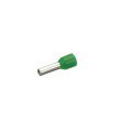BOLSA 100 UND. PUNTERA AISLADA VERDE 6 MM