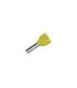 BOLSA 100 UND. PUNTERA AISLADA AMARILLA 2 X 6 MM