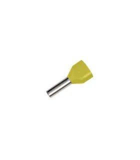 BOLSA 100 UND. PUNTERA AISLADA AMARILLA 2 X 6 MM