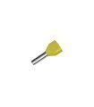 BOLSA 100 UND. PUNTERA AISLADA AMARILLA 2 X 6 MM