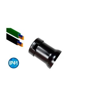 PORTALÁMPARAS E27 FERIA PARA CABLE RECTANGULAR