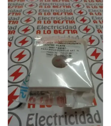 TAPA PARA MECANISMOS DE LLAVE-ALTAVOZ MONO SIMON 82 BLANCO NIEVE 82057-30