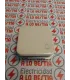 PULSADOR CON GRABADO CAMPANA SIMON 31 BLANCO MARFIL 31650-31