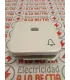 PULSADOR CON GRABADO CAMPANA INDICADOR LUMINOSO SIMON 31 BLANCO NIEVE 31660-30