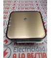 CONMUTADOR CON LUMINOSO SIMON 31 MARRON DECORADO 31204-36