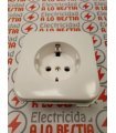 BASE ENCHUFE 2P SIMON 31 BLANCO NIEVE 31431-30