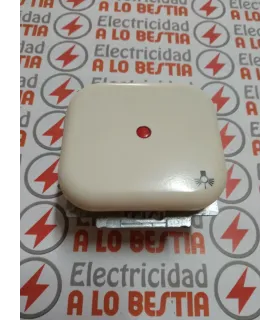 PULSADOR LUZ NSS LX 7004.2 BLANCO MARFIL