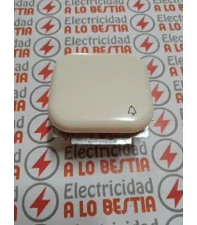 PULSADOR TIMBRE NSS LX 7104 BLANCO MARFIL