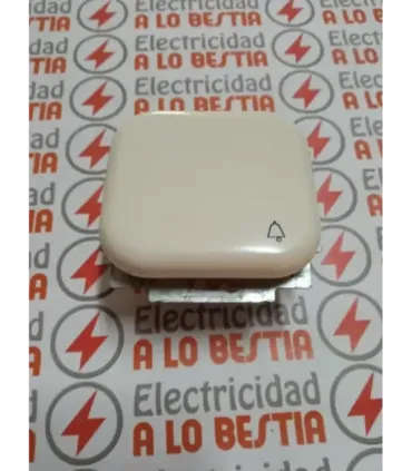 PULSADOR TIMBRE NSS LX 7104 BLANCO MARFIL