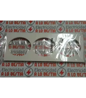 MARCO 3 ELEMENTOS HORIZONTAL NSS TACTO 5573 BLANCO