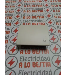 TECLA PULSADOR LUZ NSS OLAS BLANCO JAZMIN 8404.2