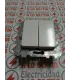 DOBLE INTERRUPTOR NIESSEN LISSA 5111 BLANCO ALPINO