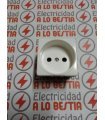 BASE DE ENCHUFE BIPOLAR NIESSEN STYLO BLANCO ALPINO 2203