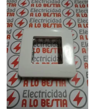 PLACA 2 MODULOS NIESSEN STYLO BLANCO ALPINO 2271.2