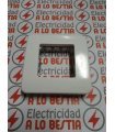 PLACA 2 MODULOS NIESSEN STYLO BLANCO ALPINO 2271.2