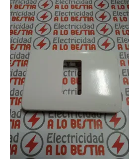 PLACA MONOCAJA 1 MODULO NIESSEN STYLO BLANCO ALPINO 2471