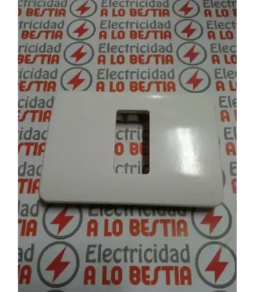 PLACA MONOCAJA 1 MODULO NIESSEN STYLO BLANCO ALPINO 2471